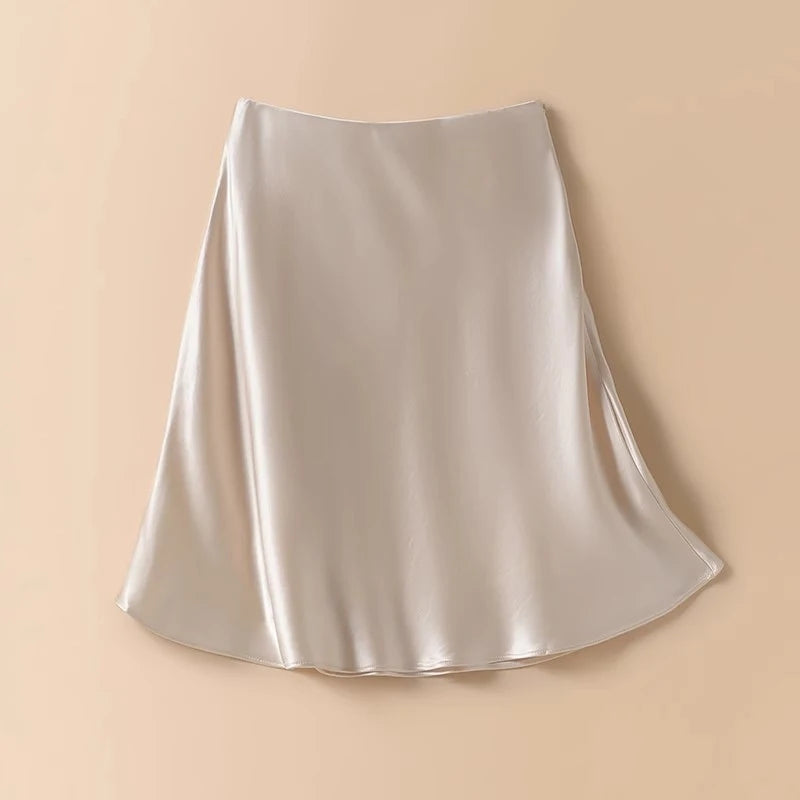 Vogue Acetate A-Line Mini Skirt